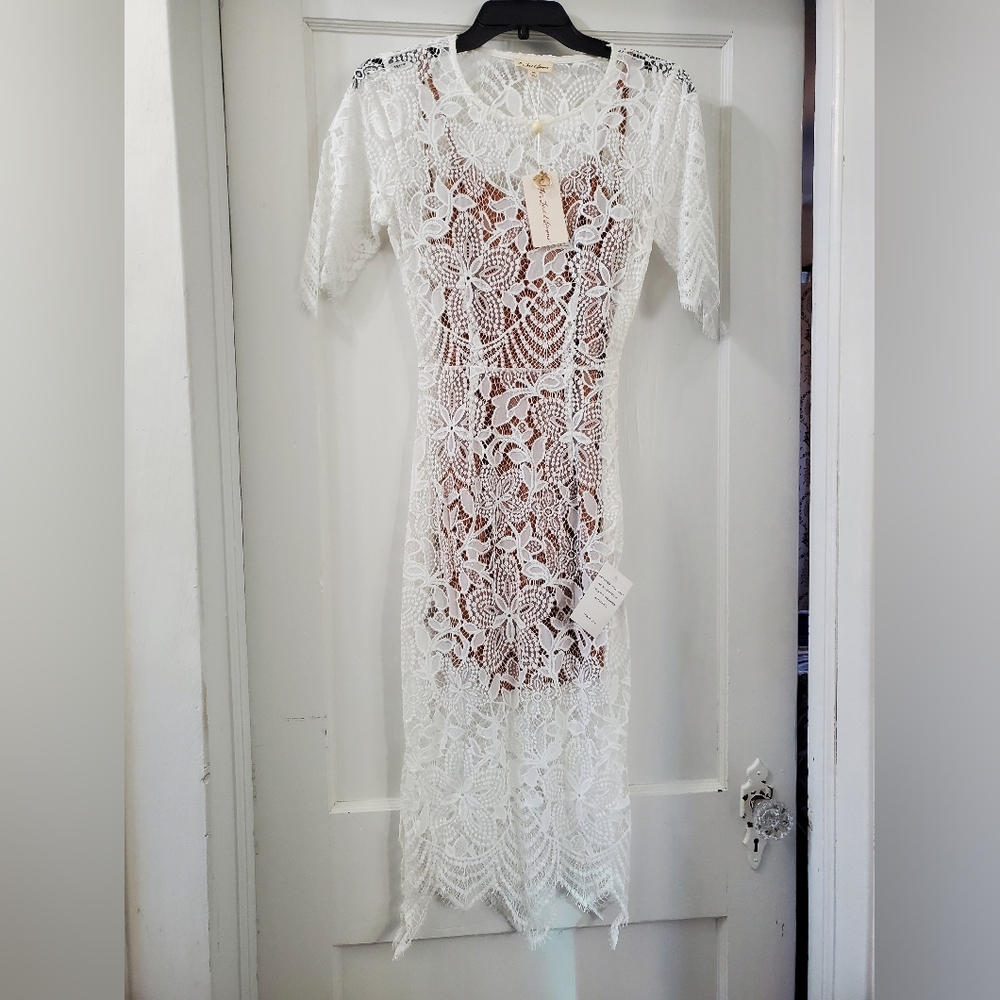 Luna Dress by For Love & Lemons (XS) - Brand new with tags